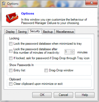 Capture d'écran de l'application Password Manager Deluxe - #6