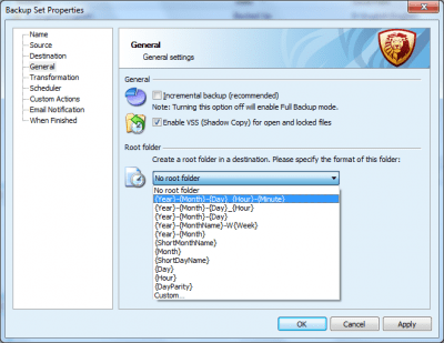 Capture d'écran de l'application Leo Backup - #4