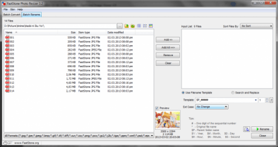 Capture d'écran de l'application FastStone Photo Resizer Portable - #2