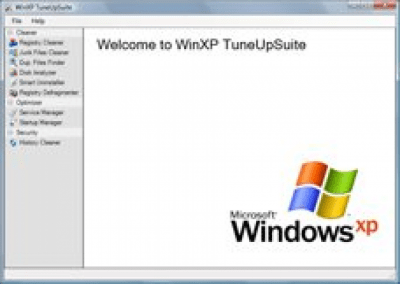 Capture d'écran de l'application Windows XP Tune Up Suite - #1