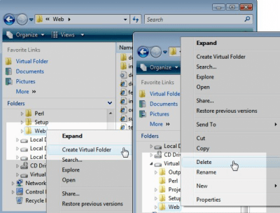 Capture d'écran de l'application Virtual Folder - #2