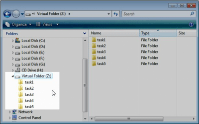 Capture d'écran de l'application Virtual Folder - #3