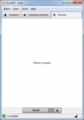 Capture d'écran de l'application Zello - #3