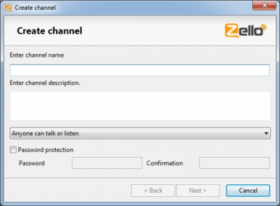 Capture d'écran de l'application Zello - #4