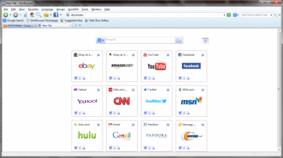 Capture d'écran de l'application Slim Browser Portable - #2