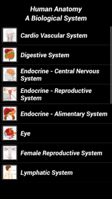 Capture d'écran de l'application Anatomie humaine - #1