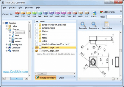 Capture d'écran de l'application Total CAD Converter - #1