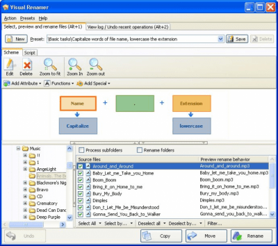 Capture d'écran de l'application Visual Renamer - #1