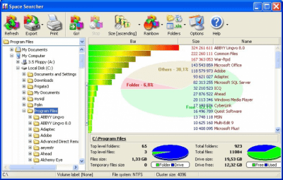 Capture d'écran de l'application Space Searcher - #1