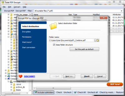Capture d'écran de l'application PDF Encrypter - #2