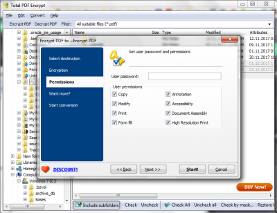 Capture d'écran de l'application PDF Encrypter - #4