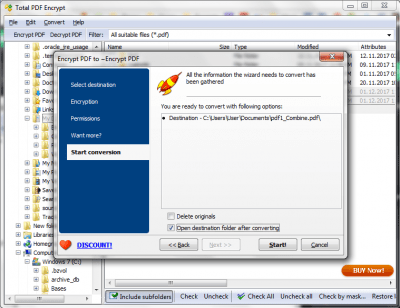Capture d'écran de l'application PDF Encrypter - #5
