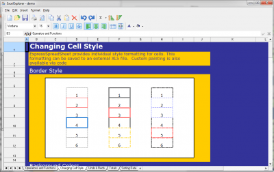 Capture d'écran de l'application Excel Explorer - #1