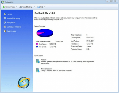 Capture d'écran de l'application Rollback RX - #4