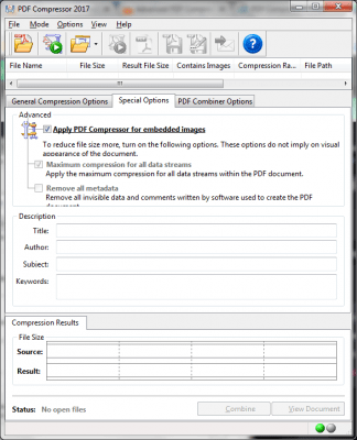 Capture d'écran de l'application Advanced PDF Compressor - #3