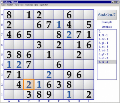 Capture d'écran de l'application Sudoku-7 - #1