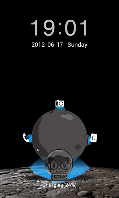 Capture d'écran de l'application MOUSE-Space GO Locker Theme - #2