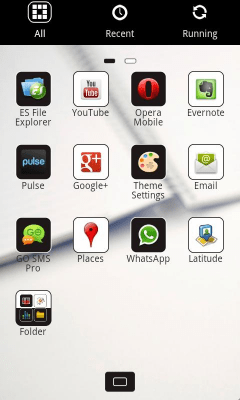Capture d'écran de l'application Z.CoffeeW Theme GO Launcher EX - #3