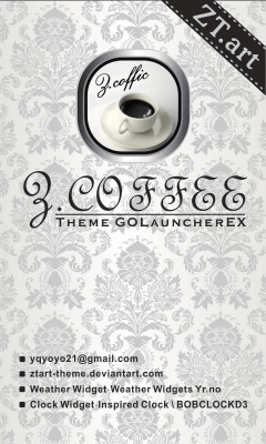 Capture d'écran de l'application Z.CoffeeW Theme GO Launcher EX - #8