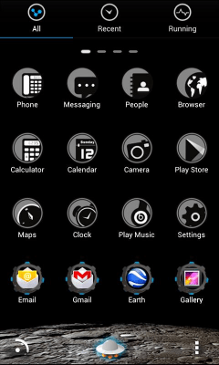 Capture d'écran de l'application MOUSE-Space GOLauncherEX Theme - #4