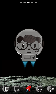 Capture d'écran de l'application MOUSE-Space GOLauncherEX Theme - #6