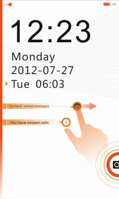 Capture d'écran de l'application Thème du verrou NEX GO - #5