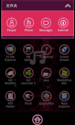 Capture d'écran de l'application pinkmusic Theme GO Launcher EX - #5