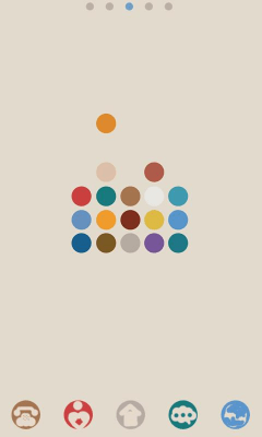 Capture d'écran de l'application Color Dot Theme GO Launcher EX - #7