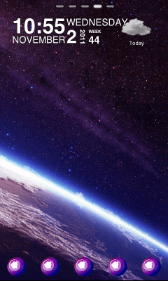 Capture d'écran de l'application starry night2 Theme GOLauncher - #6