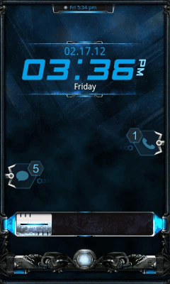 Capture d'écran de l'application StarLight Theme GO Locker - #4
