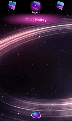 Capture d'écran de l'application Starry Light Theme GO Launcher - #2
