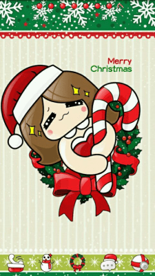 Capture d'écran de l'application Happyxmas Theme GO Launcher EX - #8