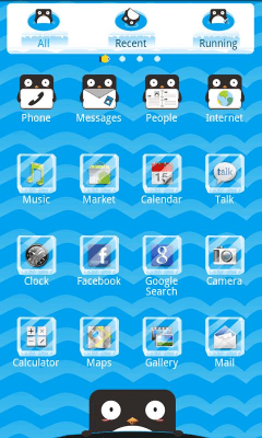 Capture d'écran de l'application K-PENGUIN Theme GO Launcher EX - #3