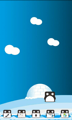 Capture d'écran de l'application K-PENGUIN Theme GO Launcher EX - #5
