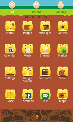 Capture d'écran de l'application K-CHICK Theme GO Launcher EX - #6
