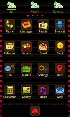 Capture d'écran de l'application Low CO2 3 Theme GO Launcher EX - #4