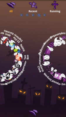 Capture d'écran de l'application Hallowee Theme GO Launcher EX - #3
