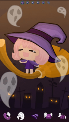 Capture d'écran de l'application Hallowee Theme GO Launcher EX - #5