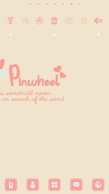 Capture d'écran de l'application Pinwheel Theme GO Launcher EX - #6