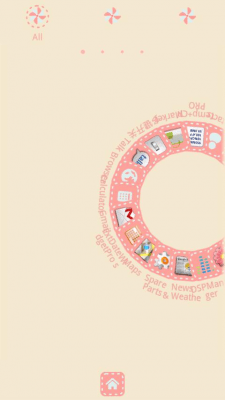 Capture d'écran de l'application Pinwheel Theme GO Launcher EX - #7