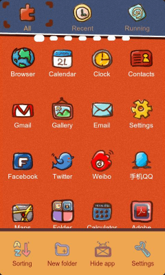 Capture d'écran de l'application RabbitZTheme GO Launcher EX - #4