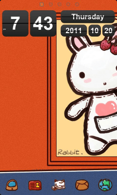 Capture d'écran de l'application RabbitZTheme GO Launcher EX - #5