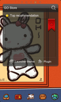 Capture d'écran de l'application RabbitZTheme GO Launcher EX - #6