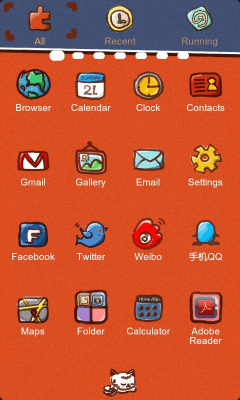 Capture d'écran de l'application RabbitZTheme GO Launcher EX - #7
