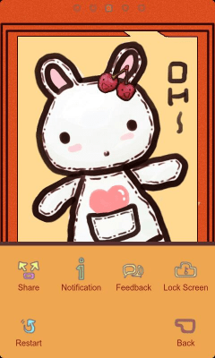 Capture d'écran de l'application RabbitZTheme GO Launcher EX - #8