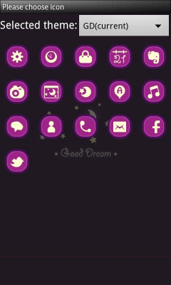 Capture d'écran de l'application GD GO LauncherEX Theme - #4