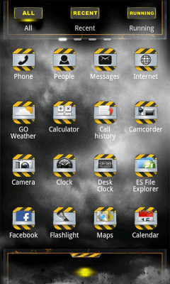 Capture d'écran de l'application DIRT Theme GO Launcher EX - #6