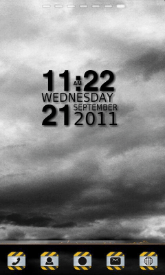Capture d'écran de l'application DIRT Theme GO Launcher EX - #8
