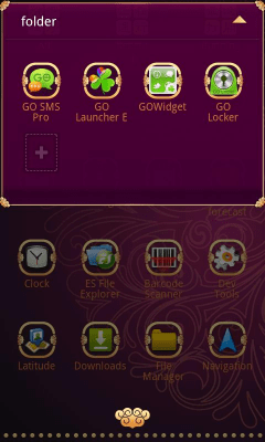 Capture d'écran de l'application NewYear V Theme GO Launcher EX - #2