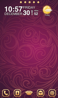 Capture d'écran de l'application NewYear V Theme GO Launcher EX - #7